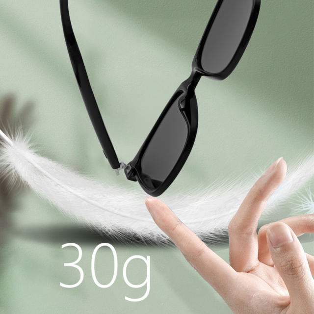 AI Smart Bluetooth Audio Glasses with AI Voice Control, Polarized UV400 Lenses, HD Calls, Music Playback, Touch Control & Magnetic Charging，RC-SG010