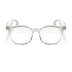 AI Smart Translation Glasses with Bluetooth Calling, Music, Voice Assistant, UV400 Blue Light Blocking, Touch Control, Waterproof Eyewear for Travel &amp; Business，RC-SG009