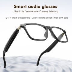 AI Smart Audio Glasses with Translation, HD Photo & Video Recording, Bluetooth Music & Call, Waterproof Sunglasses with Long Battery Life,RC-SG007