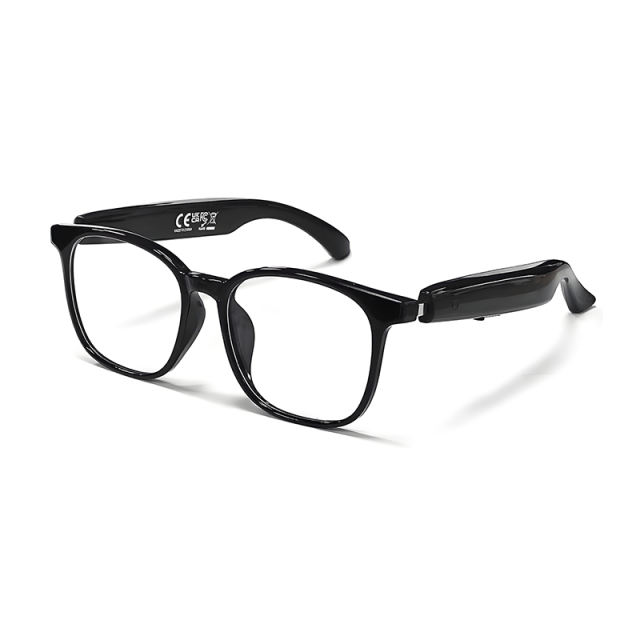 AI Smart Translation Glasses with Bluetooth Calling, Music, Voice Assistant, UV400 Blue Light Blocking, Touch Control, Waterproof Eyewear for Travel &amp; Business，RC-SG009