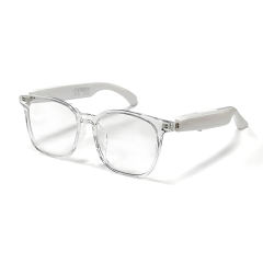 AI Smart Translation Glasses with Bluetooth Calling, Music, Voice Assistant, UV400 Blue Light Blocking, Touch Control, Waterproof Eyewear for Travel &amp; Business，RC-SG009