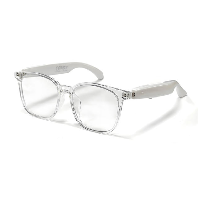 AI Smart Translation Glasses with Bluetooth Calling, Music, Voice Assistant, UV400 Blue Light Blocking, Touch Control, Waterproof Eyewear for Travel &amp; Business，RC-SG009