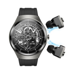 AI Smartwatch with TWS Earbuds, 1.43" AMOLED Display, Bluetooth 5.3, Heart Rate & Sleep Monitoring, NFC, IP67 Waterproof, Multi-Language Fitness Watch RC-SW010