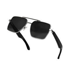 Smart AI Translator Bluetooth Sunglasses with Music Playback, Hands-Free Calling, UV400 Protection, Touch Control & Magnetic Charging, RC-SG008
