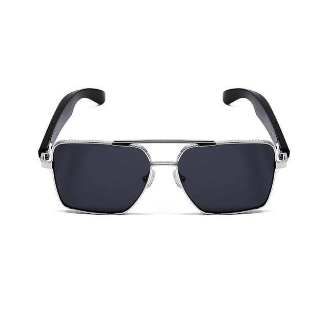 Smart AI Translator Bluetooth Sunglasses with Music Playback, Hands-Free Calling, UV400 Protection, Touch Control & Magnetic Charging, RC-SG008