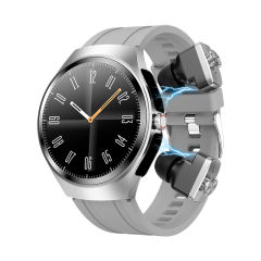 AI Smartwatch with TWS Earbuds, 1.43" AMOLED Display, Bluetooth 5.3, Heart Rate & Sleep Monitoring, NFC, IP67 Waterproof, Multi-Language Fitness Watch RC-SW010