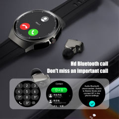 AI Smartwatch with TWS Earbuds, 1.43" AMOLED Display, Bluetooth 5.3, Heart Rate & Sleep Monitoring, NFC, IP67 Waterproof, Multi-Language Fitness Watch RC-SW010