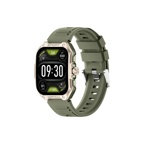 Smart AI Watch with GPS, 123 Sports Modes, Bluetooth Call, 7-Day Battery, IP68 Waterproof, 1.83" AMOLED Display, RC-SW002