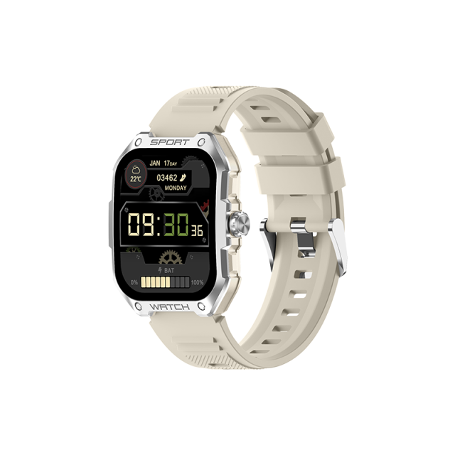 Smart AI Watch with GPS, 123 Sports Modes, Bluetooth Call, 7-Day Battery, IP68 Waterproof, 1.83" AMOLED Display, RC-SW002