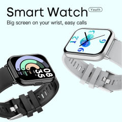 Smart Watch with Bluetooth Call, 1.83" HD Screen, 100+ Sports Modes, IP67 Waterproof, 7-Day Battery， RC-SW003