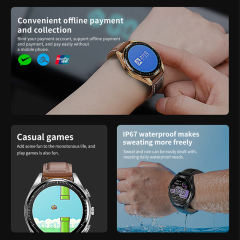 2-in-1 AI Smartwatch with TWS Earbuds, 1.39" HD Touch Screen, MP3 Music, Video Playback, Heart Rate &amp; Sleep Monitor, NFC Payment, IP67 Waterproof Fitness Watch, RC-SW009