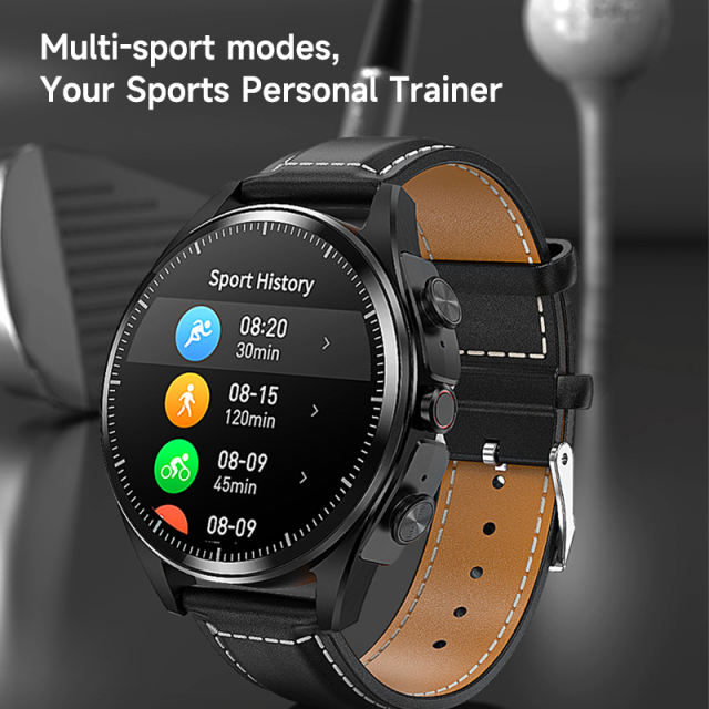 2-in-1 AI Smartwatch with TWS Earbuds, 1.39" HD Touch Screen, MP3 Music, Video Playback, Heart Rate &amp; Sleep Monitor, NFC Payment, IP67 Waterproof Fitness Watch, RC-SW009