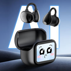 PLUS Smart AI Translation Wireless Earbuds with Color Touch Screen | ENC+ANC Noise Cancelling | Bluetooth 5.4 Headphones for Music &amp; Calls RC-AE08