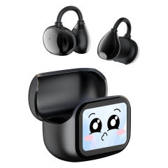 PLUS Smart AI Translation Wireless Earbuds with Color Touch Screen | ENC+ANC Noise Cancelling | Bluetooth 5.4 Headphones for Music &amp; Calls RC-AE08