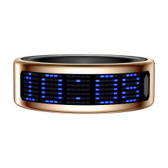 AI Smart Health Ring with Screen Display | Heart Rate, Blood Oxygen, Sleep Monitoring &amp; Call Reminder | Waterproof Fitness Tracker， RC-SR005