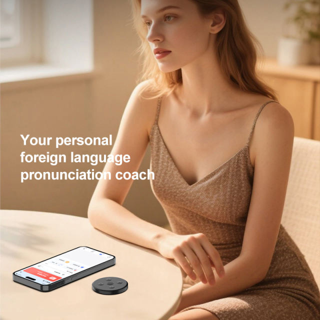 Cross-App AI Translator Pro – Real-Time Voice & Photo Translation, Meeting Notes Transcriber, Bluetooth Remote, 100-Day Standby，RC-X16