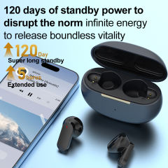 Smart AI Translation Wireless Earbuds | Dual-Mic ENC Noise Cancellation | HiFi Bass Composite Driver | Bluetooth 5.4 Low-Latency Gaming Earphones | 120-Day Standby | APP Smart Control RC-AE09