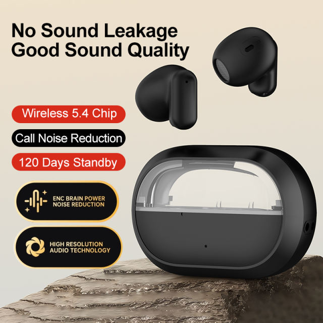 Newly Upgraded AI Translation Wireless Earbuds | TWS 5.4 Headphones | 120-Day Standby | ENC Clear Calls | 13mm Big Speaker | Lightweight Open-Fit Comfort， RC-AE10