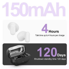 Newly Upgraded AI Translation Wireless Earbuds | TWS 5.4 Headphones | 120-Day Standby | ENC Clear Calls | 13mm Big Speaker | Lightweight Open-Fit Comfort， RC-AE10