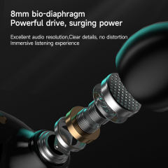 New Hard-Shell Sci-Fi Mecha AI Smart Earbuds | 180H Battery | Bluetooth 5.4 | IPX7 Waterproof | Magnetic Case | 360° Panoramic Sound | APP Smart Link | CVC8.0 Noise Reduction  RC-AE12