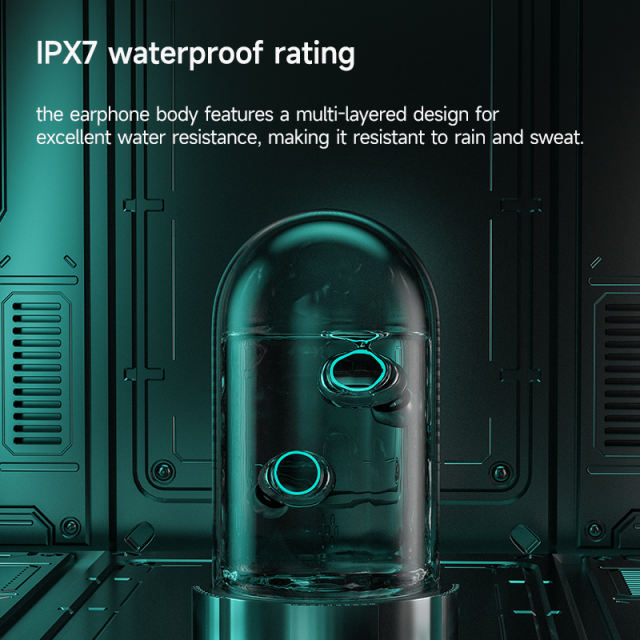 New Hard-Shell Sci-Fi Mecha AI Smart Earbuds | 180H Battery | Bluetooth 5.4 | IPX7 Waterproof | Magnetic Case | 360° Panoramic Sound | APP Smart Link | CVC8.0 Noise Reduction  RC-AE12