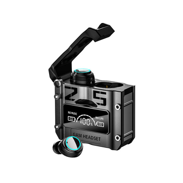 New Hard-Shell Sci-Fi Mecha AI Smart Earbuds | 180H Battery | Bluetooth 5.4 | IPX7 Waterproof | Magnetic Case | 360° Panoramic Sound | APP Smart Link | CVC8.0 Noise Reduction  RC-AE12