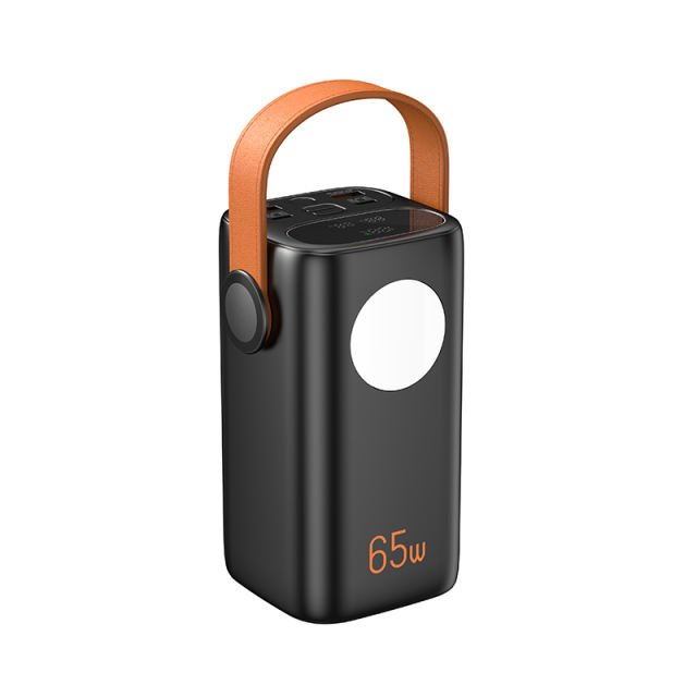 65W PD Fast Charging Laptop Power Bank 40000mAh | Portable Power Station with Handle &amp; LED Light | Dual USB-C Multi-Protocol Fast Charger (PD/QC/SCP/FCP), Custom Colors &amp; Capacity，RC-PD92