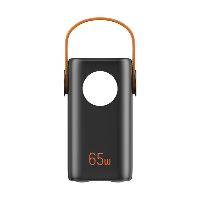 65W PD Fast Charging Laptop Power Bank 40000mAh | Portable Power Station with Handle &amp; LED Light | Dual USB-C Multi-Protocol Fast Charger (PD/QC/SCP/FCP), Custom Colors &amp; Capacity，RC-PD92