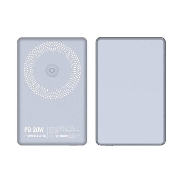 3-in-1 Magnetic Wireless Power Bank 5000mAh / 10000mAh | Ultra-Slim 8.5mm | PD 20W Fast Charging | Low-Temperature Safe Charging | Foldable 360° Stand，RC-WP040