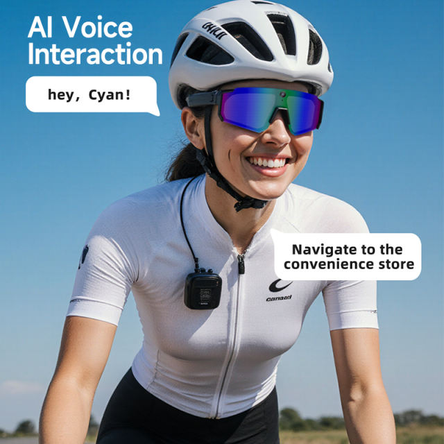 AI HD Cycling & Outdoor Camera Glasses, 800MP Camera | 1200P Video Recording | Bluetooth 5.3 | Music & Call Photo Video Glasses RC-SG014