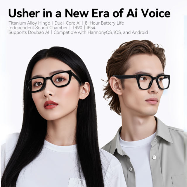 Smart AI Translation Glasses with Bluetooth Music & Call Function, RC-SG015