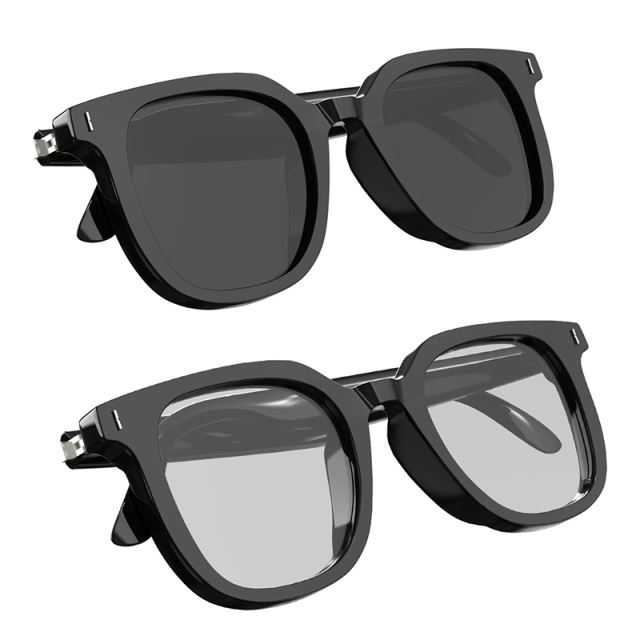 AI Translation Smart Glasses Bluetooth 5.4 | Open Ear Wireless Music &amp; Call Glasses | Touch Control | Dual Mic Noise Cancelling | Magnetic Charging | UV400 Sunglasses, RC-SG016