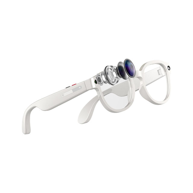 AI Translation Smart Glasses with 1080P Stabilized Camera, ChatGPT Voice Assistant, Bluetooth Music & Calls, WiFi Transfer, Magnetic Charging, RC-SG018