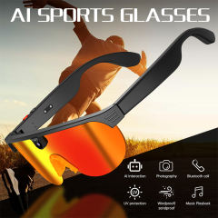 AI Smart Translation Glasses with 1200P Stabilized Camera, Sony IMX219, ChatGPT Voice Assistant, Music & Call, WiFi Transfer，RC-SG022