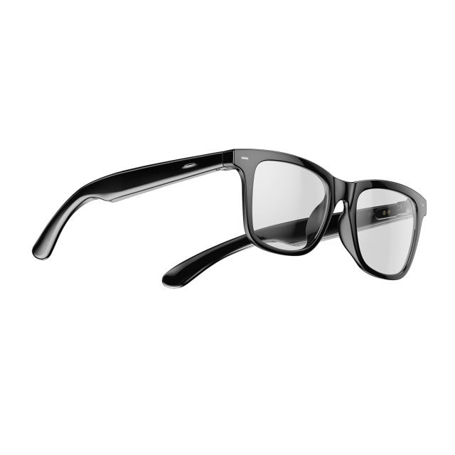 AI Smart Translation Audio Glasses TR90 Lightweight Smart Glasses with ENC Noise Cancellation for Calls Music Voice Assistant RC-SG023