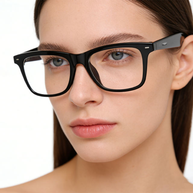 AI Smart Translation Audio Glasses TR90 Lightweight Smart Glasses with ENC Noise Cancellation for Calls Music Voice Assistant RC-SG023