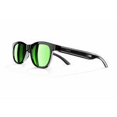 AI Smart Audio Glasses Bluetooth 5.0 | Wireless Music &amp; Calling | Translation | FM Radio | Open-Ear Stereo | Touch Control | IPX4 Waterproof RC-SG024