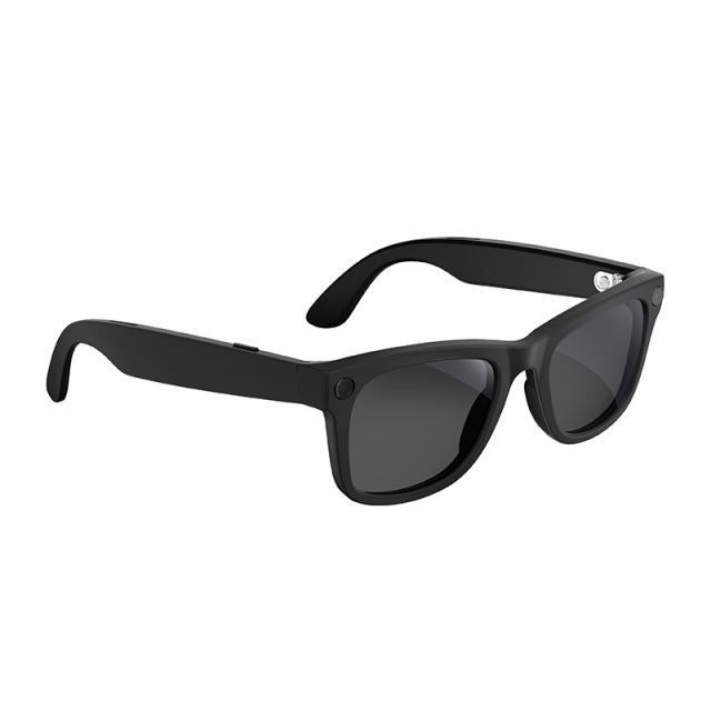 8MP AI Smart Translation Camera Glasses with Video Recording, Music Playback &amp; Bluetooth Calling, WiFi6, Noise Cancelling, IP65 Waterproof RC-SG025