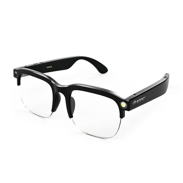 AI Smart Translation Glasses with HD Camera, Photo &amp; Video Recording, Bluetooth Music Calling Eyewear, 2MP Wearable Camera Glasses for Outdoor &amp; Travel RC-SG026