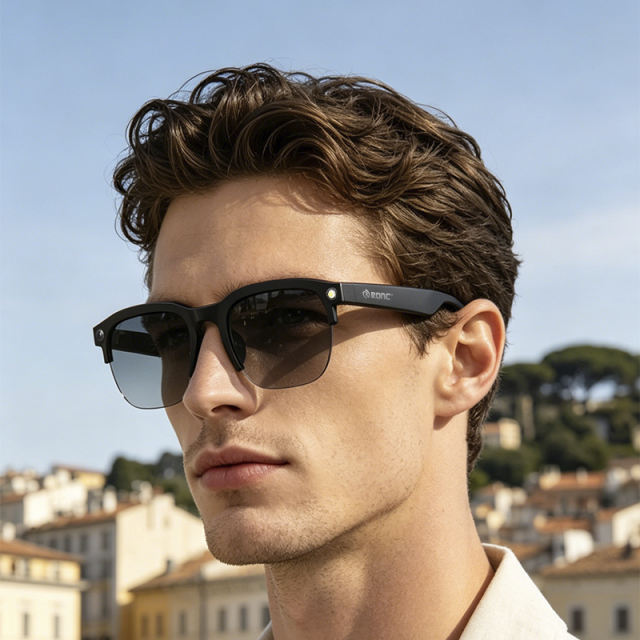 AI Smart Translation Glasses with HD Camera, Photo &amp; Video Recording, Bluetooth Music Calling Eyewear, 2MP Wearable Camera Glasses for Outdoor &amp; Travel RC-SG026