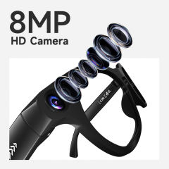 AI-Powered Smart Glasses: 8MP HD Camera, Live Streaming, Real-Time Translation & ChatGPT Integration RC-SG032