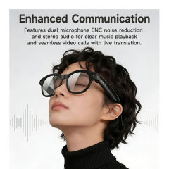 AI-Powered Smart Glasses: 8MP HD Camera, Live Streaming, Real-Time Translation & ChatGPT Integration RC-SG032