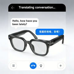 AI Translation Smart Glasses | 8MP Camera Video Recording | Bluetooth 5.3 Music & Calls | Hi-Fi Dual Speakers | WiFi4 Wireless Glasses | Hands-Free Audio & Voice Control | 2026 New RC-SG006 RC-SG006
