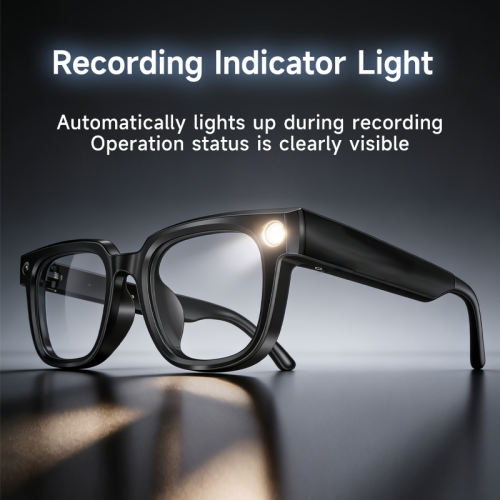 AI Translation Smart Glasses | 8MP Camera Video Recording | Bluetooth 5.3 Music & Calls | Hi-Fi Dual Speakers | WiFi4 Wireless Glasses | Hands-Free Audio & Voice Control | 2026 New RC-SG006 RC-SG006