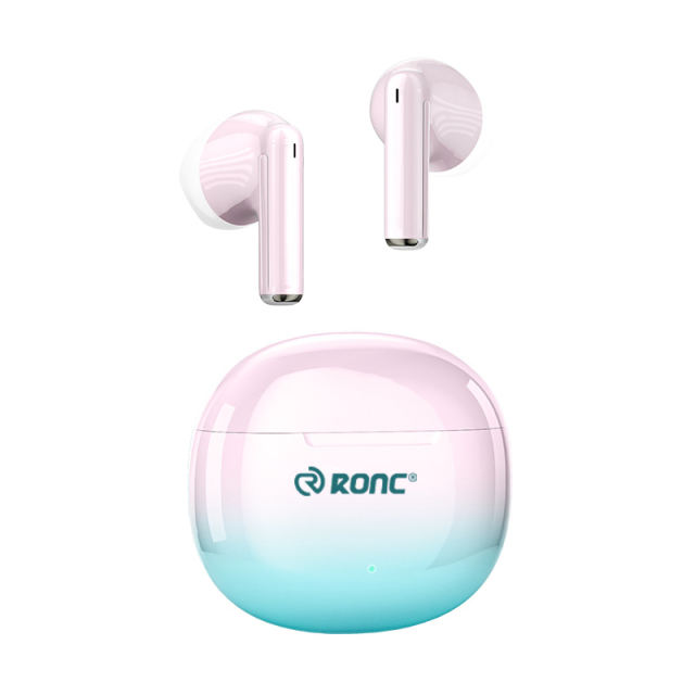 AI Translation TWS Earbuds Bluetooth 5.4 with Charging Case, HiFi Sound, Low Latency for Gaming & Music, Touch Control, 30H Playtime RC-AE14