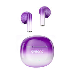 AI Translation TWS Earbuds Bluetooth 5.4 with Charging Case, HiFi Sound, Low Latency for Gaming & Music, Touch Control, 30H Playtime RC-AE14