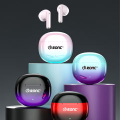 AI Translation TWS Earbuds Bluetooth 5.4 with Charging Case, HiFi Sound, Low Latency for Gaming & Music, Touch Control, 30H Playtime RC-AE14