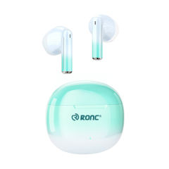 AI Translation TWS Earbuds Bluetooth 5.4 with Charging Case, HiFi Sound, Low Latency for Gaming & Music, Touch Control, 30H Playtime RC-AE14