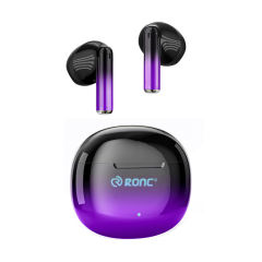 AI Translation TWS Earbuds Bluetooth 5.4 with Charging Case, HiFi Sound, Low Latency for Gaming & Music, Touch Control, 30H Playtime RC-AE14