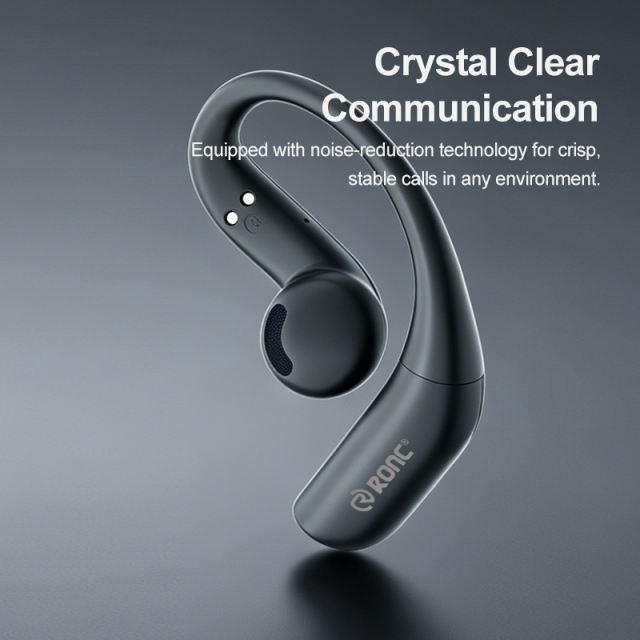 TWS Open-Ear Wireless Earhooks with Smart AI Translation, Bluetooth 6.0 Directional Sound Sports Headphones, Macaron Green HD Call Noise Cancelling Earbuds RC-AE18